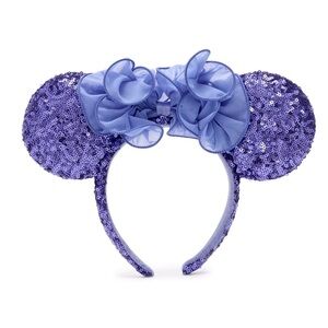 Minnie Mouse Hydrangea Ears Headband For Adults
